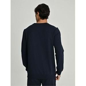 Fenerbahçe S.K. 25/26 Sezon Tribün All Over Baskı Logolu Erkek Sweatshirt