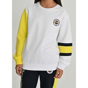Fenerbahçe S.K. 25/26 Tribün 6 Renk Logolu Çocuk Sweatshirt