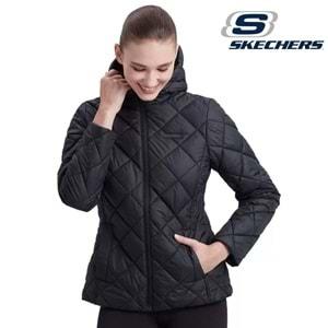 Skechers W Capitone Hooded Jacket S212001-001 Kadın Günlük Mont