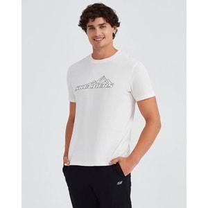 Skechers M Graphic Tee Crew Neck T-Shirt S232436-100 Erkek Tişört