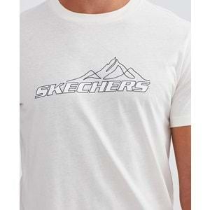 Skechers M Graphic Tee Crew Neck T-Shirt S232436-100 Erkek Tişört