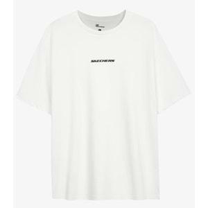 Skechers M Graphic Tee Oversize T-Shirt S232404-100 Erkek Tişört