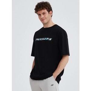 Skechers M Graphic Tee Crew Neck T-Shirt S232151-001 Erkek Tişört