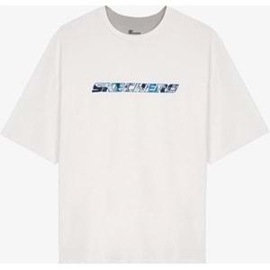 Skechers M Graphic Tee Crew Neck T-Shirt S232151-102 Erkek Tişört