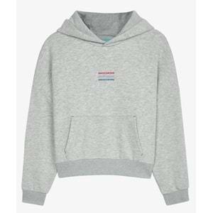 Skechers W Essential Hoodie Sweatshirt S232243- Kadın Kapüşonlu Sweatshirt