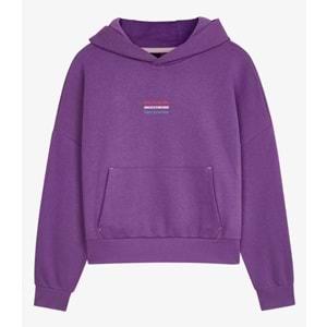 Skechers W Essential Hoodie Sweatshirt S232243- Kadın Kapüşonlu Sweatshirt