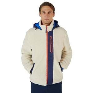 Skechers S242039-102 M Outdoor Fleece Full Zip Sherpa Erkek Günlük Mont