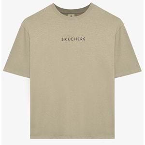 Skechers S242134-013 Graphic Tee Heavy Weight Oversize T-Shirt Tişort Erkek T-Shirt