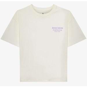 Skechers W Loose Fit Graphic Tee T-Shirt S2510134-102 Kadın Tişört