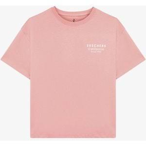 Skechers W Loose Fit Graphic Tee T-Shirt S2510134-609 Kadın Tişört