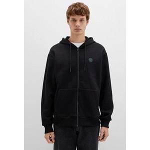 Mavi 066979-900 Mühür Logo Nakışlı Ceket Kapüşonlu Fermuarlı Erkek Sweatshirt