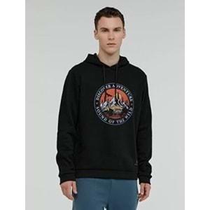 Lumberjack M-CG575 WILD HOODIE Siyah Erkek Sweatshirt