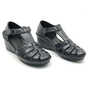 Venüs Miqula Hakiki Deri Comfort Ortopedik Kadın Sandalet