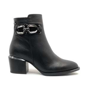 Venüs Rani Hakiki Deri Topuklu Ortopedik Kadın Bot