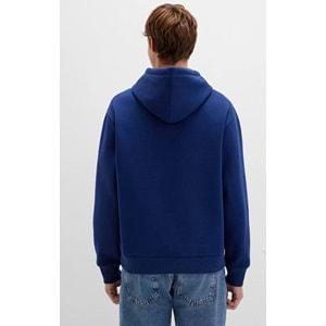 Mavi 0S10001-70722 Miav Baskılı Erkek Kapüşonlu Sweatshirt
