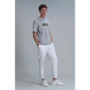 Lufian 111020193 Bıanca Modern Grafik Tişört Erkek T-Shirt