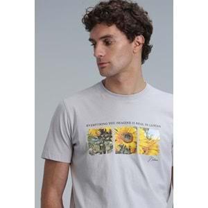 Lufian 111020192 June Modern Grafik T- Shirt Erkek T-Shirt