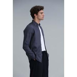 Lufian 111010611 Pitaya Keten Gömlek Comfort Fit Erkek Gömlek