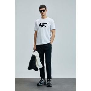 Lufian 111020243 Onıx Modern Grafik T- Shirt Erkek Tişort