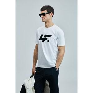 Lufian 111020243 Onıx Modern Grafik T- Shirt Erkek Tişort
