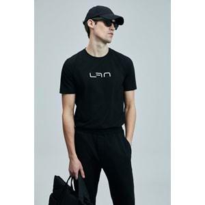 Lufian 111020244 Blaze Modern Grafik Tişort Erkek T-Shirt