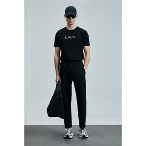 Lufian 111020244 Blaze Modern Grafik Tişort Erkek T-Shirt