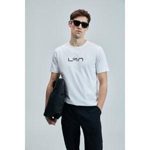 Lufian 111020244 Blaze Modern Grafik Tişort Erkek T-Shirt