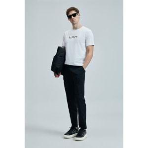 Lufian 111020244 Blaze Modern Grafik Tişort Erkek T-Shirt