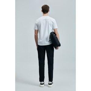Lufian 111020244 Blaze Modern Grafik Tişort Erkek T-Shirt
