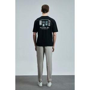 Lufian 111020248 Mask Modern Grafik T- Shirt Erkek Tişort