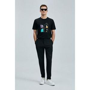 Lufian 111020254 Funky Modern Grafik Tişort Erkek T-Shirt