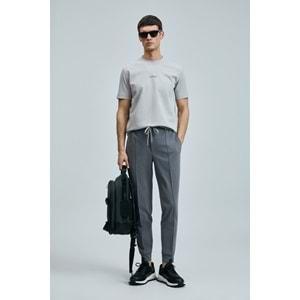 Lufian 111020235 Marcus Modern Grafik Tişort Erkek T-Shirt