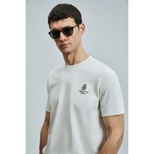 Lufian 111020263 Olıvıa Modern Grafik T- Shirt Erkek Tişort