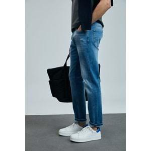 Lufian 111200196 Franz Smart Jean Erkek Pantolon Slim Fit Erkek Kot Pantolon