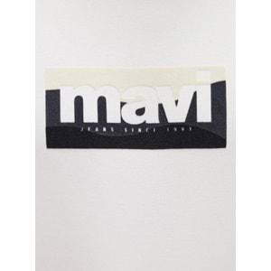 Mavi 0S10203-70057 Logo Baskılı Erkek Kapüşonlu Sweatshirt