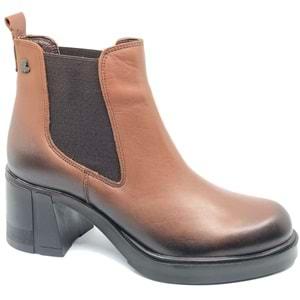 Venüs Amare Hakiki Deri Kaymaz Taban Ortopedik Kadın Bot