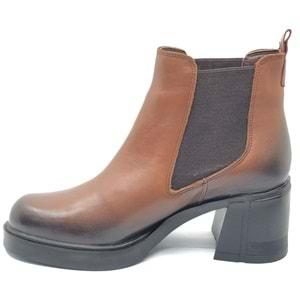 Venüs Amare Hakiki Deri Kaymaz Taban Ortopedik Kadın Bot