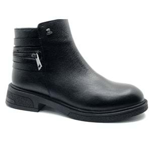 Venüs Umbra Hakiki Deri Kaymaz Taban Ortopedik Kadın Bot