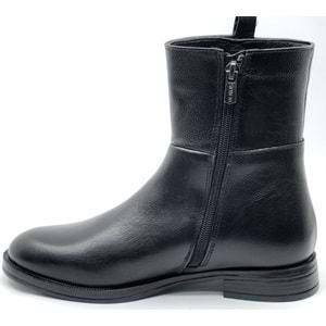 Venüs Harmany Hakiki Deri Düz Kaymaz Taban Ortopedik Kadın Bot