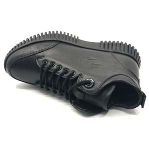 Venüs Rtew Hakiki Deri Düz Kaymaz Taban Ortopedik Kadın Bot