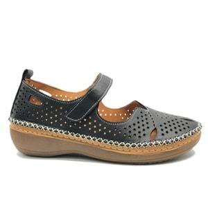 Venüs Turyeb Hakiki Deri Ortopedik Kadın Casual Babet Ayakkabı