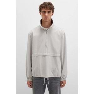 Mavi 0211684-70074 Yarım Fermuarlı Kanguru Cepli Erkek Sweatshirt