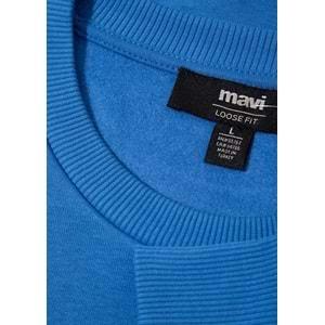 Mavi 0S10492-81330 M Logo Nakış Detaylı Erkek Sweatshirt