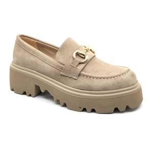 Feles 052-833 Toka Detaylı Oxford Günlük Loafer Kadın Ayakkabı