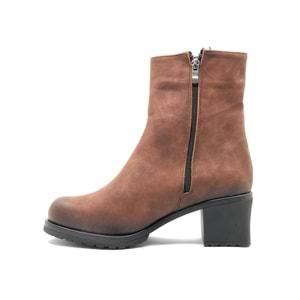 Ayakdaş 2295 Kauçuk Taban Topuklu Kadın Bot