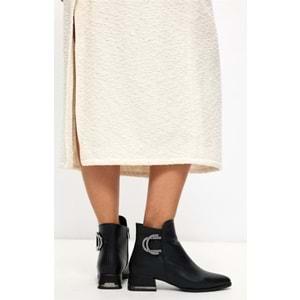 Feles Taş Toka Detaylı Düz Kadın Bot