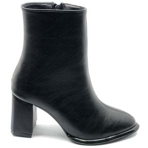 Feles Dikiş Detaylı Klasik Topuklu Kadın Bot