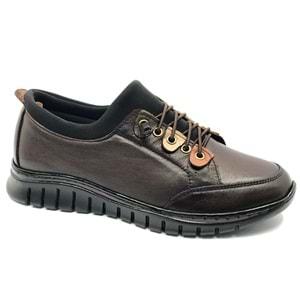 Alfalotti 84165 Hakiki Deri Ortopedik Kadın Casual Ayakkabı