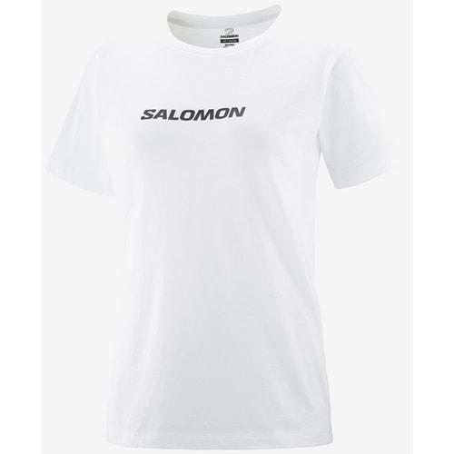 Salomon LC2217600 Logo SS Tee W Tişört Kadın T-Shirt