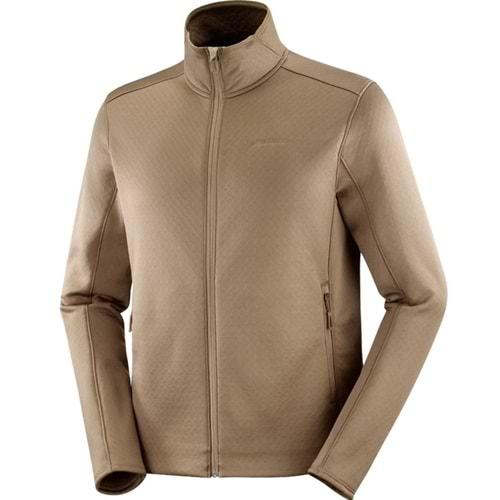 Salomon LC2329100 Sntial Midfleece Fz Jacket Erkek Polar Fermuarlı Sweatshirt